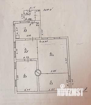 Дом 53м², 1-этажный, участок 5 сот.
