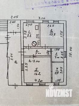 Дом 100м², 1-этажный, участок 3 сот.