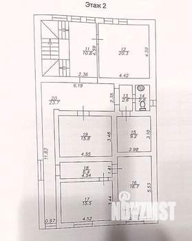 Дом 257м², 2-этажный, участок 3 сот.  