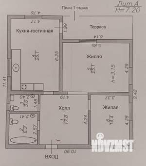 Коттедж 180м², 2-этажный, участок 8 сот.  