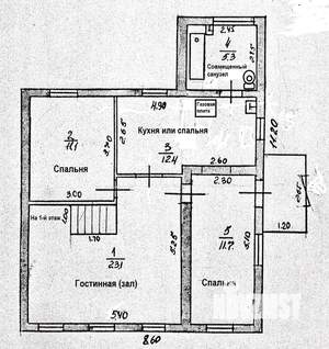 Дом 134м², 2-этажный, участок 5 сот.  