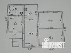 Дом 67м², 1-этажный, участок 5 сот.  