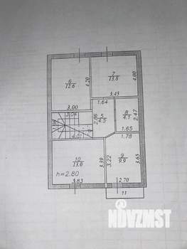 Дом 114м², 2-этажный, участок 3 сот.  
