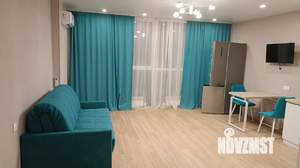 Студия квартира, на длительный срок, 40м2, 4/17 этаж