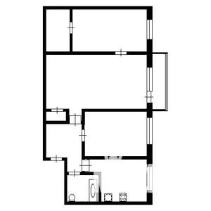 3-к квартира, на длительный срок, 58м2, 5/5 этаж