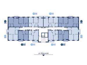2-к квартира, строящийся дом, 50м2, 9/17 этаж