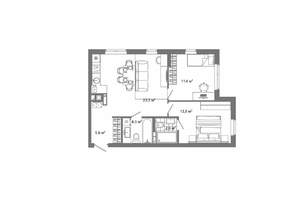 2-к квартира, вторичка, 60м2, 2/25 этаж