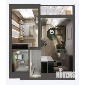 1-к квартира, вторичка, 38м2, 21/21 этаж