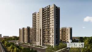 1-к квартира, строящийся дом, 37м2, 15/17 этаж