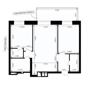2-к квартира, вторичка, 62м2, 1/24 этаж