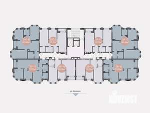 2-к квартира, строящийся дом, 59м2, 12/14 этаж
