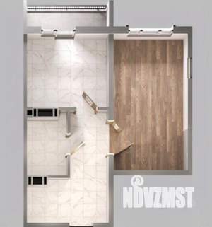 1-к квартира, строящийся дом, 39м2, 9/14 этаж