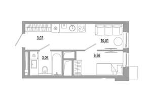 Студия квартира, вторичка, 23м2, 14/18 этаж