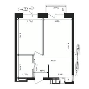 1-к квартира, вторичка, 38м2, 23/24 этаж