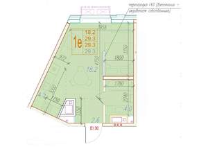 1-к квартира, вторичка, 29м2, 10/24 этаж