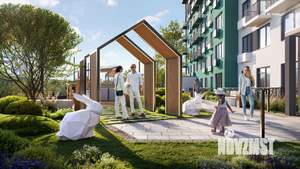 1-к квартира, строящийся дом, 34м2, 16/19 этаж