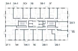 2-к квартира, вторичка, 63м2, 19/30 этаж