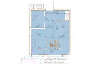 1-к квартира, вторичка, 29м2, 2/24 этаж
