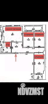 3-к квартира, вторичка, 98м2, 10/17 этаж