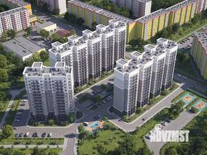 1-к квартира, строящийся дом, 39м2, 5/14 этаж