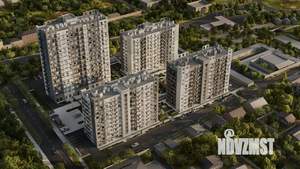 1-к квартира, строящийся дом, 35м2, 16/17 этаж