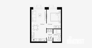 1-к квартира, вторичка, 37м2, 13/23 этаж