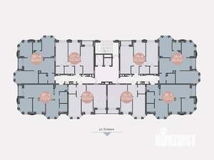 3-к квартира, строящийся дом, 81м2, 4/14 этаж