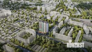 1-к квартира, строящийся дом, 36м2, 16/19 этаж