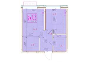 2-к квартира, вторичка, 34м2, 16/24 этаж