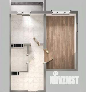 1-к квартира, строящийся дом, 39м2, 12/14 этаж