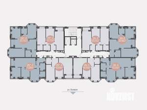 3-к квартира, строящийся дом, 81м2, 3/14 этаж