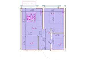 2-к квартира, вторичка, 34м2, 6/24 этаж