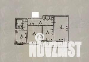 3-к квартира, вторичка, 61м2, 9/9 этаж