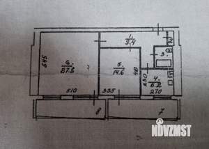 2-к квартира, вторичка, 62м2, 1/5 этаж