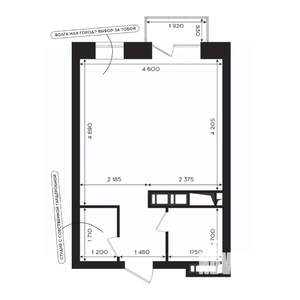 Студия квартира, вторичка, 28м2, 8/24 этаж