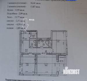 2-к квартира, вторичка, 69м2, 7/17 этаж