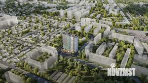 1-к квартира, строящийся дом, 34м2, 5/19 этаж