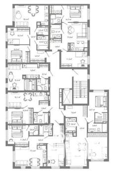 2-к квартира, вторичка, 56м2, 7/25 этаж