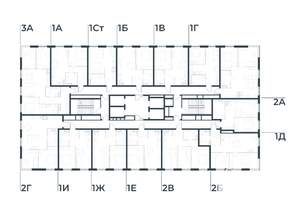 1-к квартира, вторичка, 45м2, 14/30 этаж