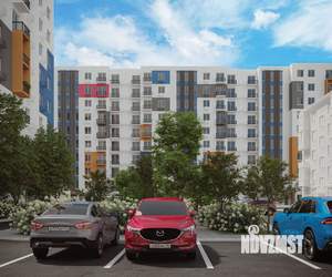 3-к квартира, строящийся дом, 62м2, 8/10 этаж