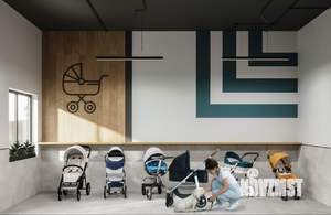 1-к квартира, строящийся дом, 33м2, 2/19 этаж