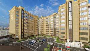 1-к квартира, строящийся дом, 43м2, 9/9 этаж