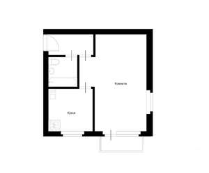 1-к квартира, вторичка, 33м2, 2/5 этаж