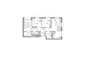 3-к квартира, вторичка, 73м2, 18/25 этаж