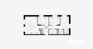 3-к квартира, вторичка, 91м2, 20/23 этаж