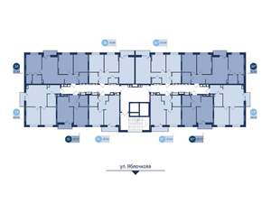 2-к квартира, строящийся дом, 50м2, 11/17 этаж