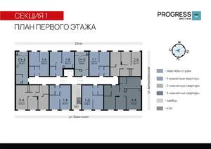 1-к квартира, вторичка, 33м2, 1/9 этаж