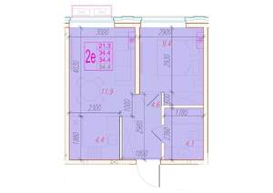 2-к квартира, вторичка, 34м2, 13/24 этаж