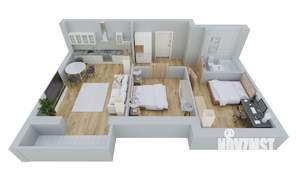 2-к квартира, вторичка, 62м2, 6/17 этаж