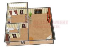1-к квартира, вторичка, 27м2, 1/5 этаж